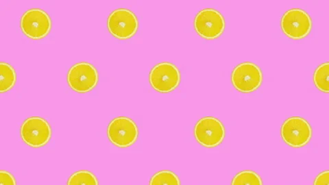 Lemon fruit motion design animation Stock Footage 170104324