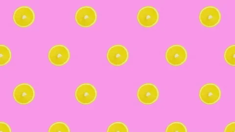 Lemon fruit motion design animation Stock Footage 170104657