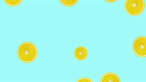 Lemon fruit motion design animation Stock Footage 170177810
