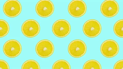 Lemon fruit motion design animation Stock Footage 170177989