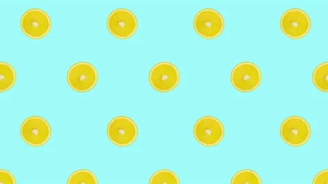 Lemon fruit motion design animation Stock Footage 170178239
