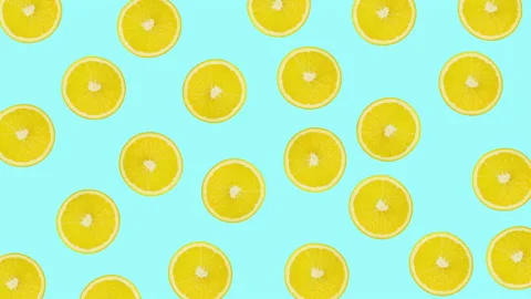 Lemon fruit motion design animation Stock Footage 170183664