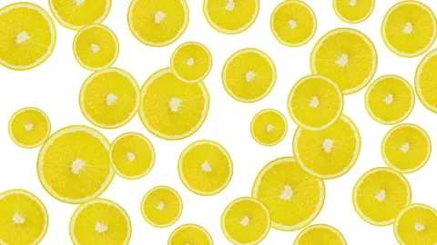 Lemon fruit motion design animation Stock Footage 172136634