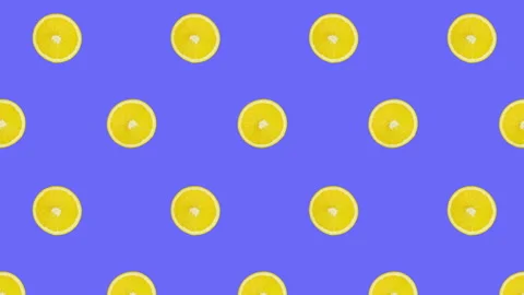 Lemon fruit motion design animation Stock Footage 201300722