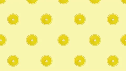 Lemon fruit motion design animation Stock Footage 218389309