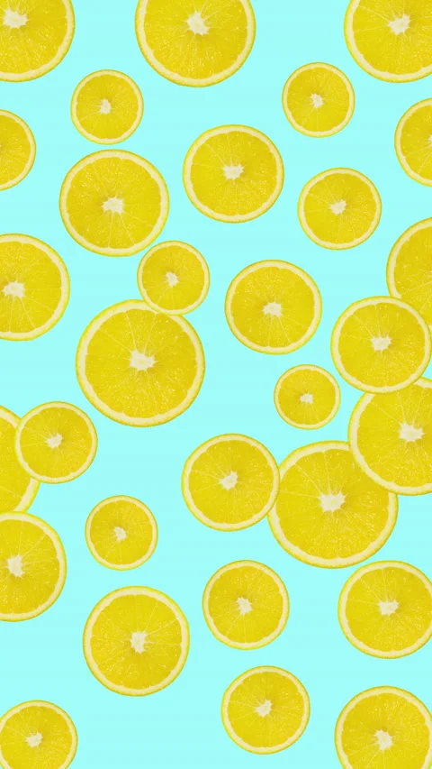 Lemon fruit motion design animation Video stock 233433019