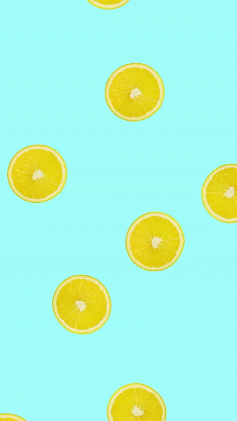 Lemon fruit motion design animation Stock Footage 233436025