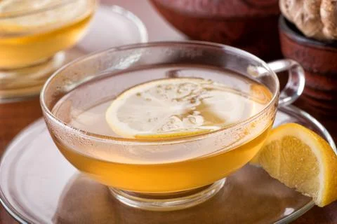 Lemon Ginger Tea Stock Photos