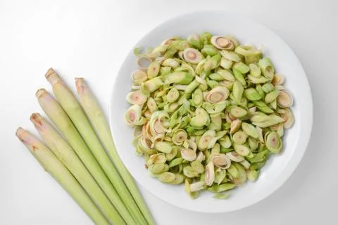 Lemon grass slice Stock Photos