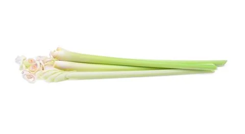 Lemon grass on a white background Stock Photos