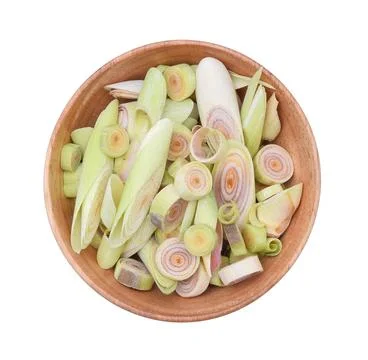 Lemon grass on white background Foto stock