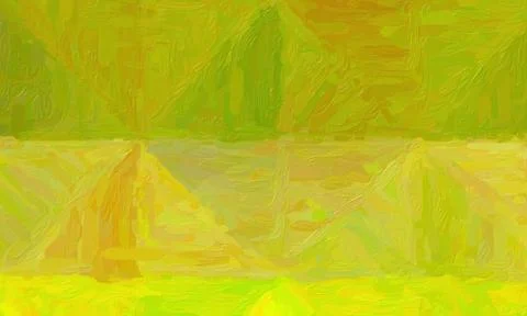 Lemon green impressionist impasto background, digitally created. Stock Illustration