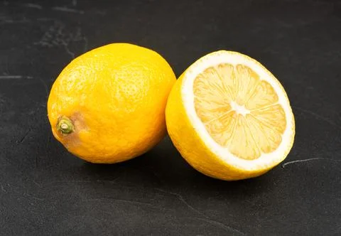 Lemon with half Stock Photos