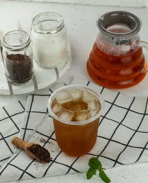 Lemon ice tea Stock Photos