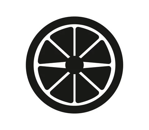 Lemon icon illustrated in vector on white background Stock Illustration