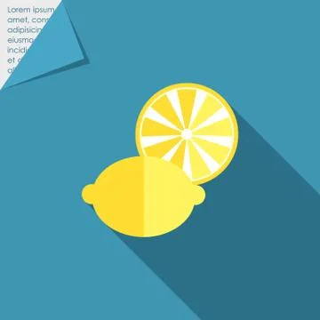 Lemon icon Stock Illustration