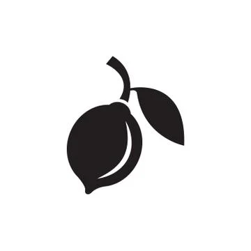 Lemon icon Illustrazione stock