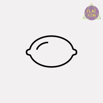 Lemon icon Stock Illustration