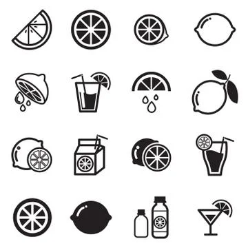 Lemon icon Stock Illustration