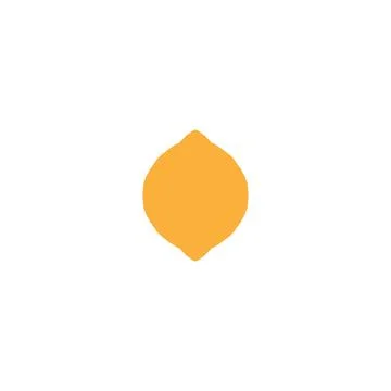 Lemon icon. Simple style fruit shop big sale poster background symbol. Lemo.. Stock Illustration