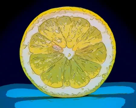 Lemon illustration Stock Photos