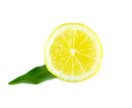 Lemon, isolated, fruit Stock Photos
