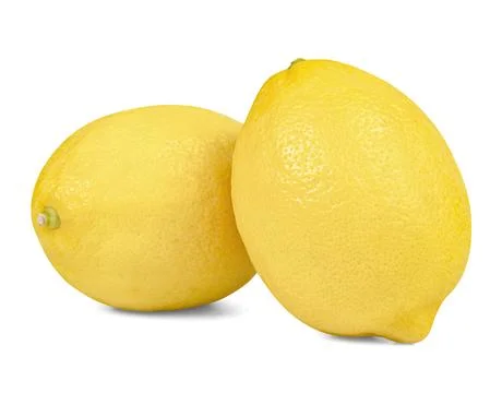 Lemon isolated on white background ,include clipping path Stock Photos