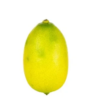 Lemon isolated on the white background Stock Photos