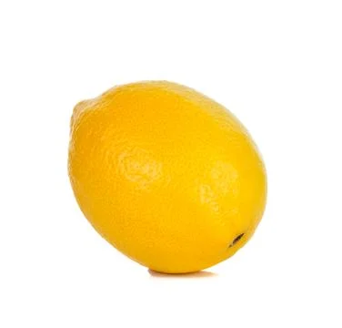 Lemon isolated on the white background Stock Photos