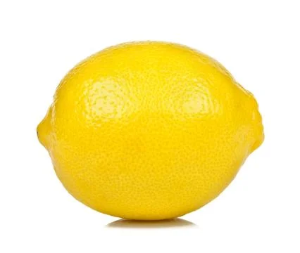 Lemon isolated on the white background Stock Photos