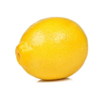 Lemon isolated on the white background Stock Photos