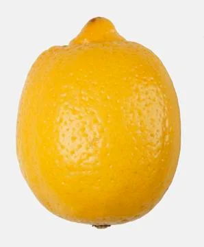 LEMON ISOLATED ON WHITE BACKGROUND Stock Photos