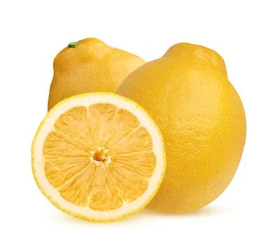 Lemon, isolated on a white background. Foto stock