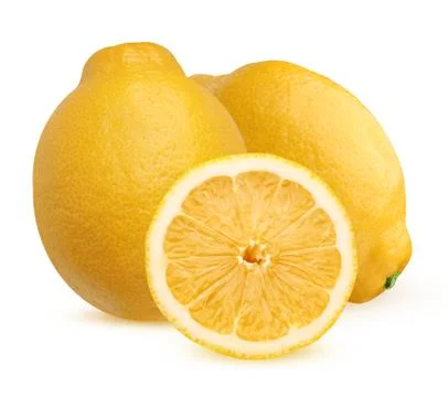 Lemon, isolated on a white background. Stock-Fotos