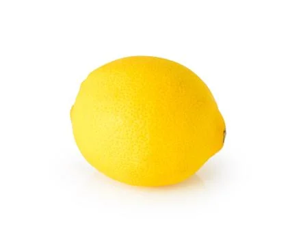 Lemon isolated on white background Stock Photos