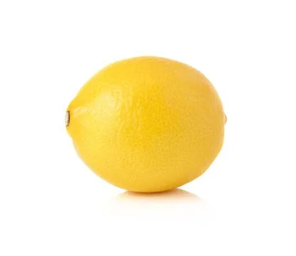 Lemon isolated on white background Stock Photos