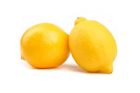 Lemon isolated on white background Stock Photos