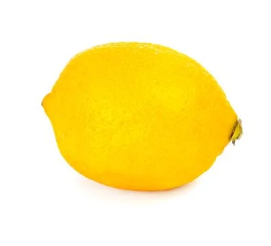 Lemon isolated on a white background Stock Photos
