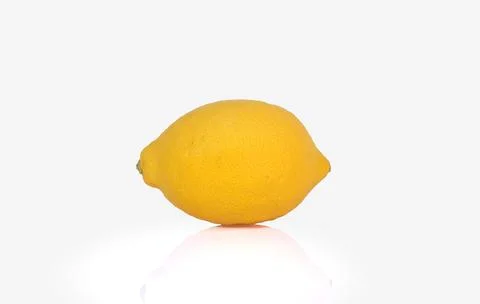 Lemon isolated on white background Stock Photos