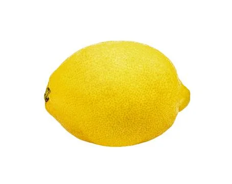 Lemon isolated on white background Stock Photos
