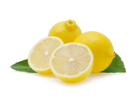 Lemon isolated on white background Foto stock