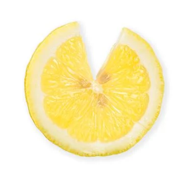 Lemon isolated on white with clipping path Stock Photos