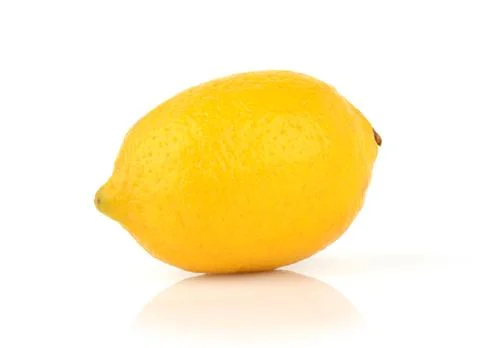 Lemon isolated on white Stock Photos