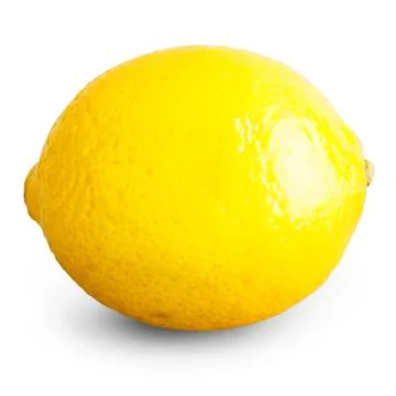 Lemon isolated on white Stock Photos