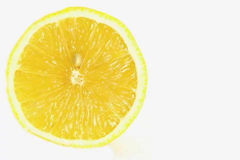 Lemon isolated on the white Stock Photos
