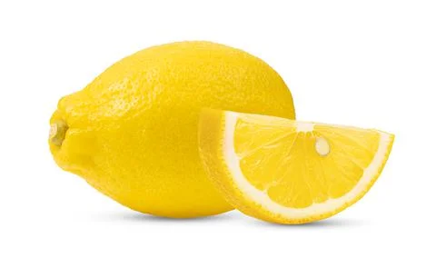 Lemon isolated on white Stock Photos