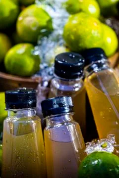 Lemon juice Stock Photos