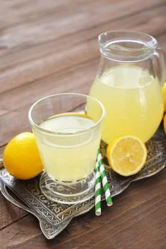 Lemon juice Stock Photos
