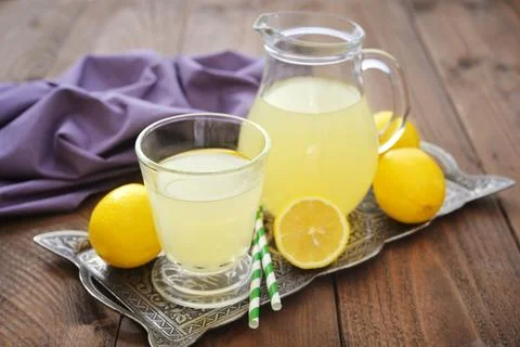 Lemon juice Stock Photos