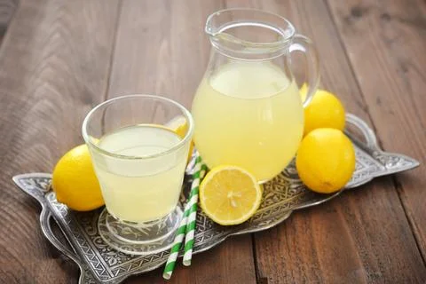 Lemon juice Stock Photos